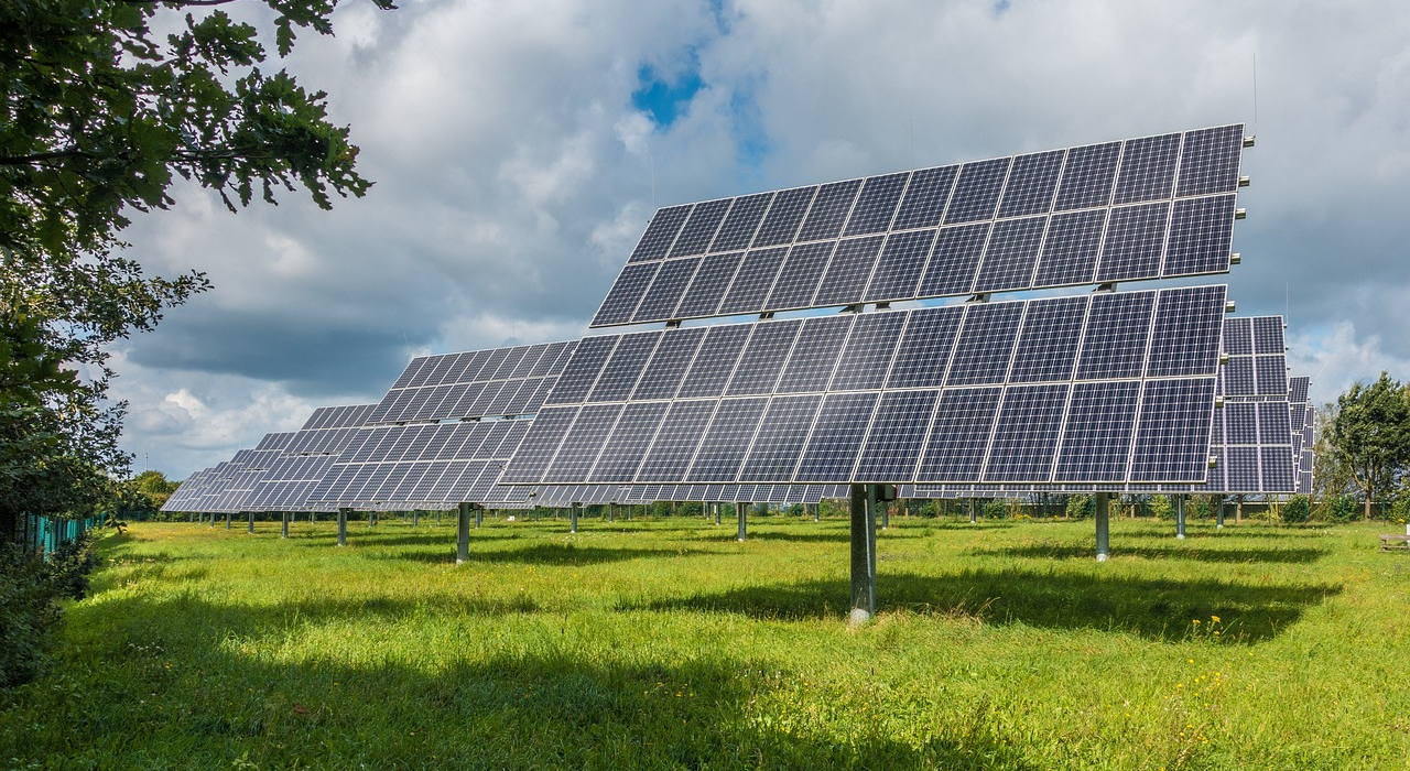 large solar power plant