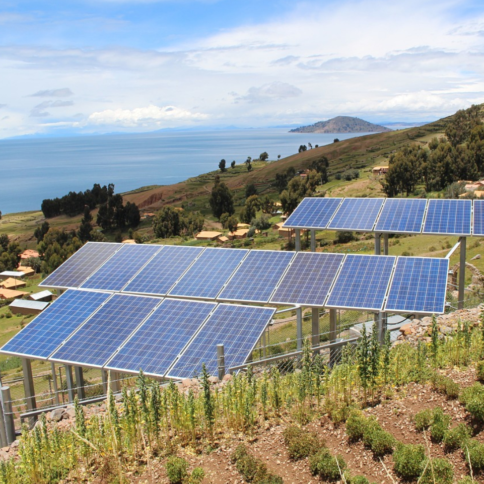 Countryside solar panels